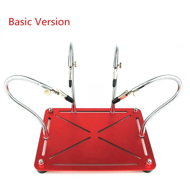 4 Flexible Arm Soldering Station with Removable Clamp Holder PCB Fixture Helping Hands Four Hand for RC Drone FPV Racing | Инструменты