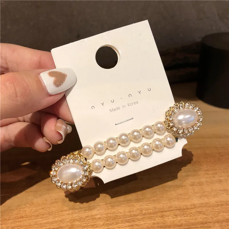 Заколки для волос и шпильки металлические заколки с жемчугом волосы ювелирные