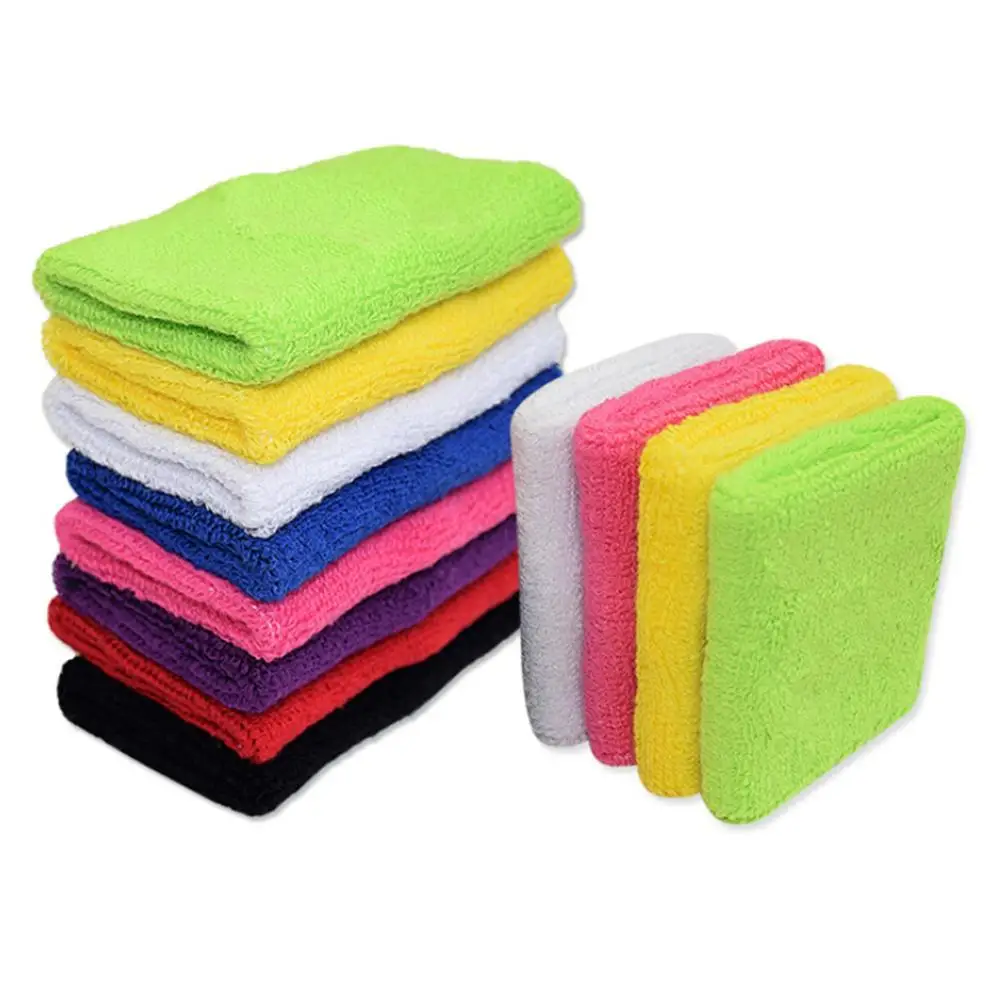 2 шт. махровый материал спортивные дышащие удобные черные красные синие или