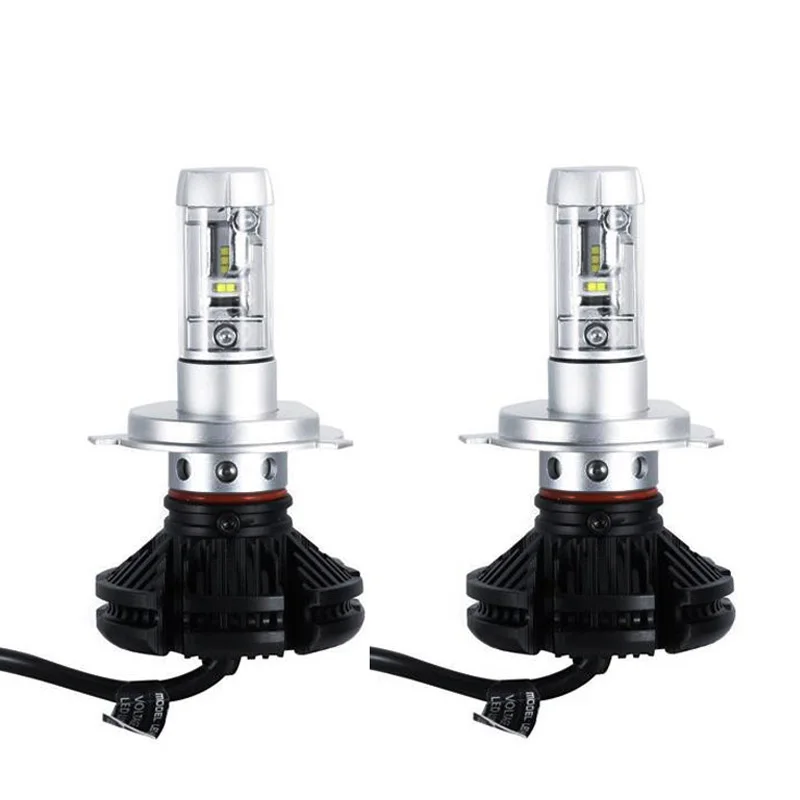 LARATH 3 Цвета X3 зэс H4 H7 светодиодный фар автомобиля Авто противотуманных 4300 K/6000 K/8000 K