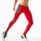 Сексуальные мужские леггинсы, мужские тренировочные леггинсы, Леггинсы для бега, быстросохнущие эластичные Мужские Спортивные Компрессионные брюки для спортзала, спортивная одежда