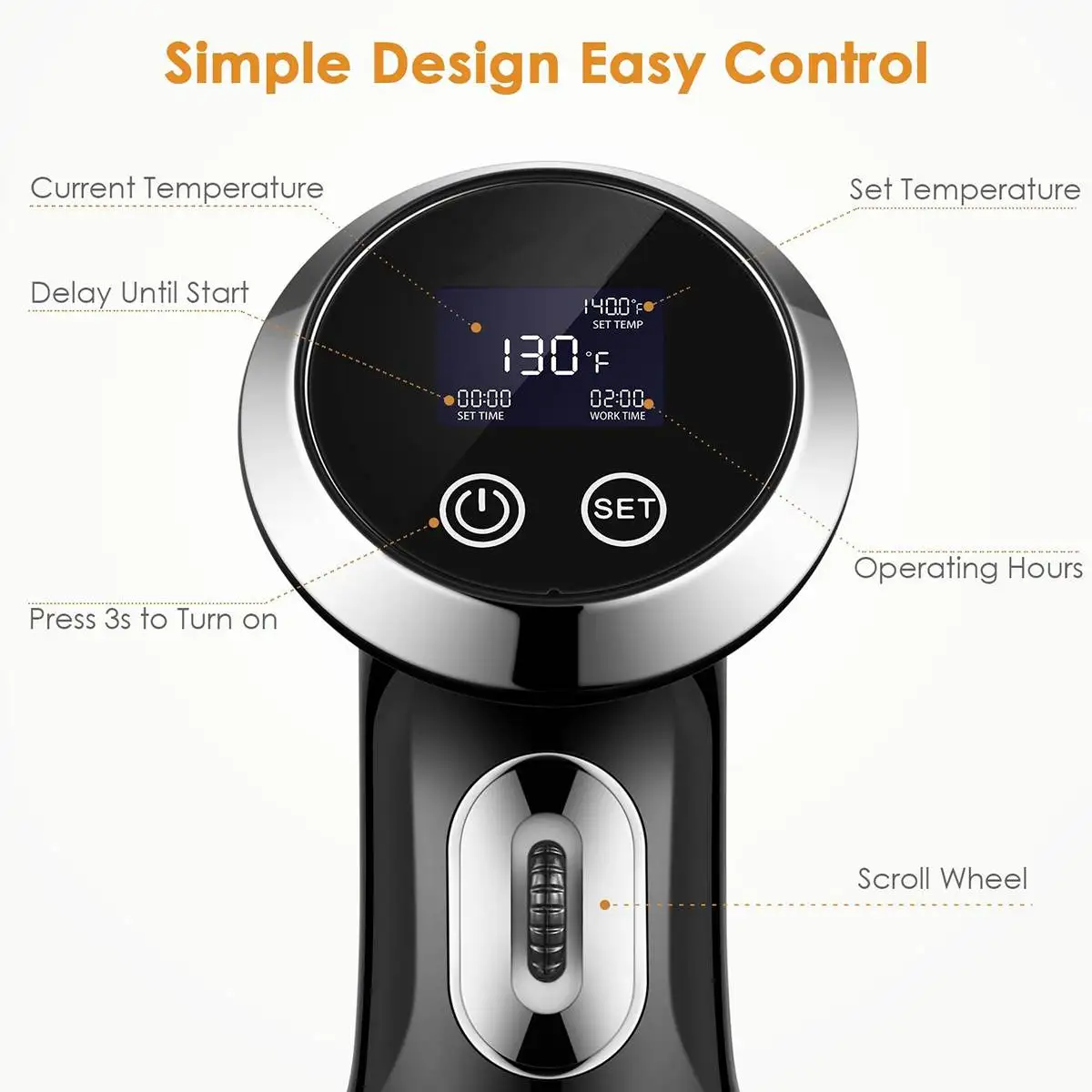 Bolomix 1500 Вт устройство для приготовления пищи вакуумная Мультиварка Sous Vide мощный
