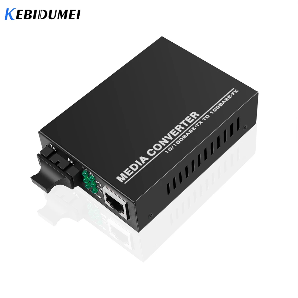 Медиаконвертер KEBIDUMEI RJ45 Ethernet для оптического порта волоконно оптический