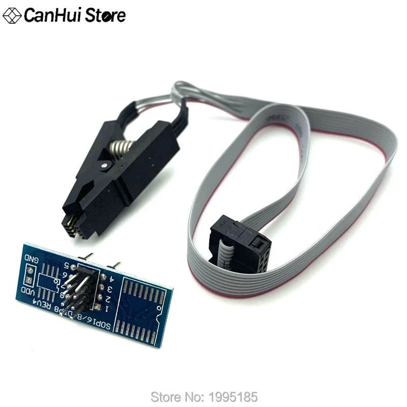 Программатор SOIC8 SOP8 DIP8 USB программатор с подключением к интерфейсу интерфейсом 24