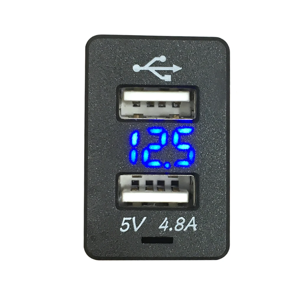 Автомобильное зарядное устройство с 2 USB-портами новейший адаптер для быстрой