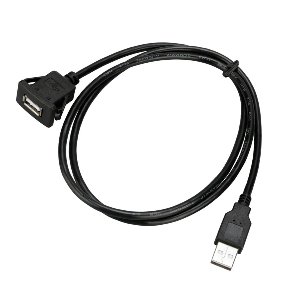 USB кабели MagiDeal 2 0 штекер гнездо Удлинительный кабель для автомобильного монтажа