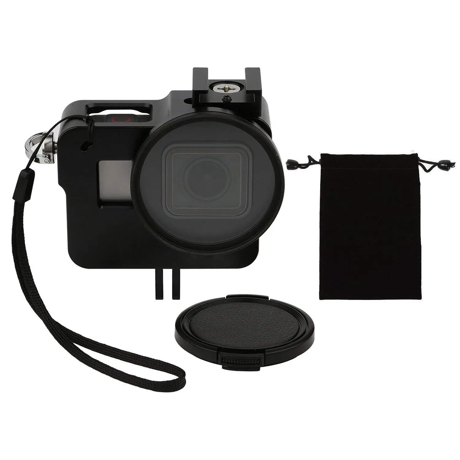 Снимать с открытыми боками Корпус чехол для экшн Камеры GoPro HERO 6 возможностью