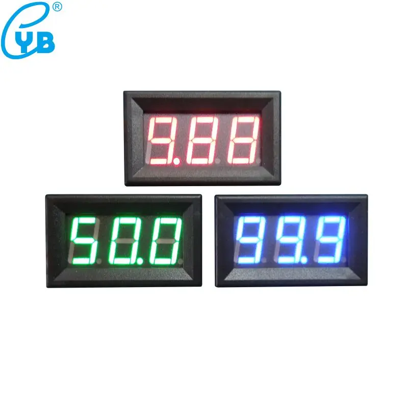 YB27 светодиодный цифровой вольтметр постоянного тока 2 5 V 8 до 30V 150V Напряжение