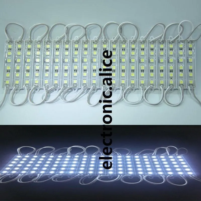 NEW 20PCS DC12V 6LED Module SMD 5050 White Sign Design | Лампы и освещение