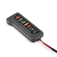 car battery tester digital capacity tester checker for 12v battery power supply tester measuring instrument 6 led light display