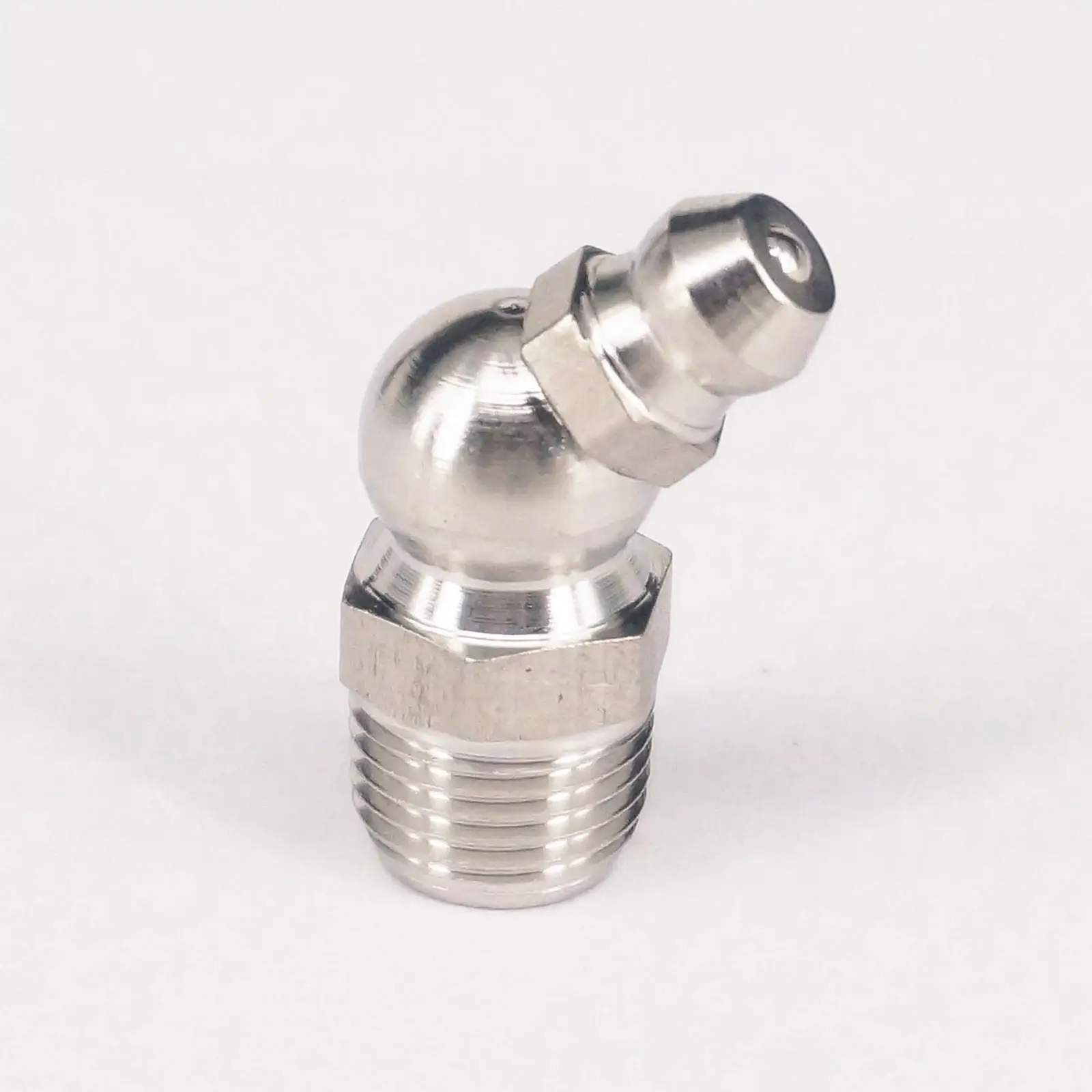 1/8 &quotBSP Мужской 45 градусов из нержавеющей смазки Zerk ниппель фитинг для Пистолет