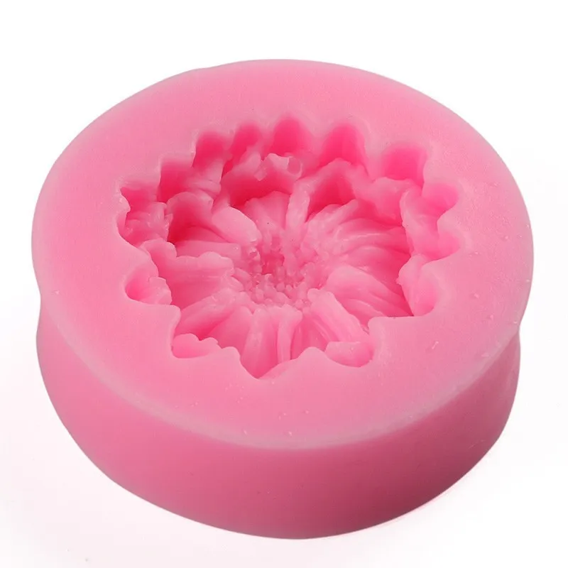 Baking Tools Chrysanthemum Shape Fondant Cake Mould Sun Flower Silicone Mold Decorating Tool Kitchen | Дом и сад