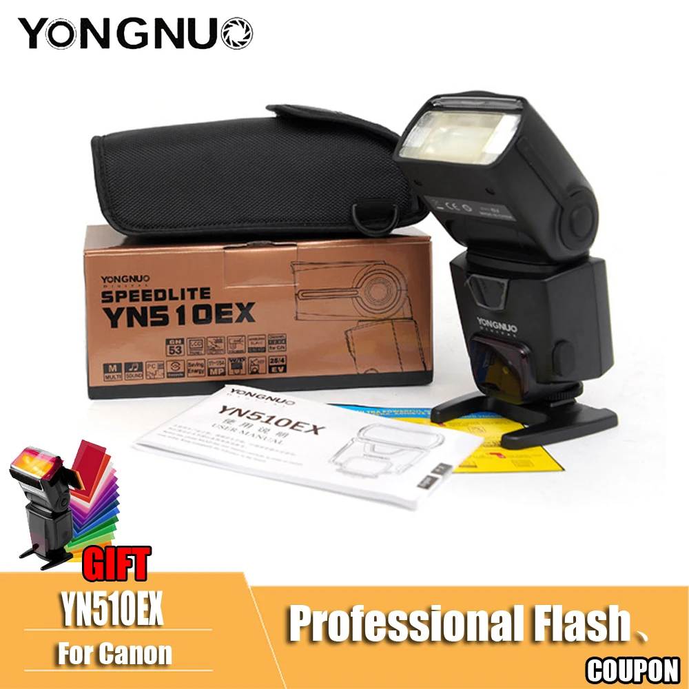 YONGNUO YN 510EX YN510EX YN510 EX Беспроводная ttl вспышка Speedlite для Canon Nikon Pentax Olympus Pana sonic DSLR