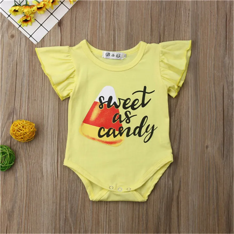 Милый комбинезон для новорожденных и маленьких девочек боди пляжный костюм