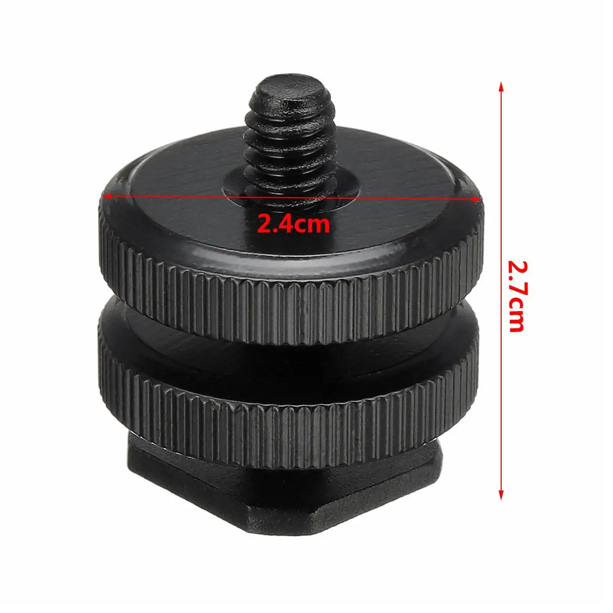 Адаптер для камеры с двумя винтами 1/4 '' адаптер крепления стабилизатор GoPro