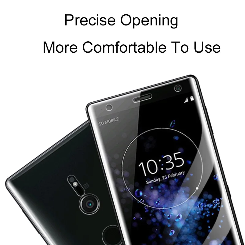 9H полная пленка для Sony Xperia 1 5 10 II XA1 Plus HD закаленное стекло защиты экрана Soni XA2 Ultra XA3