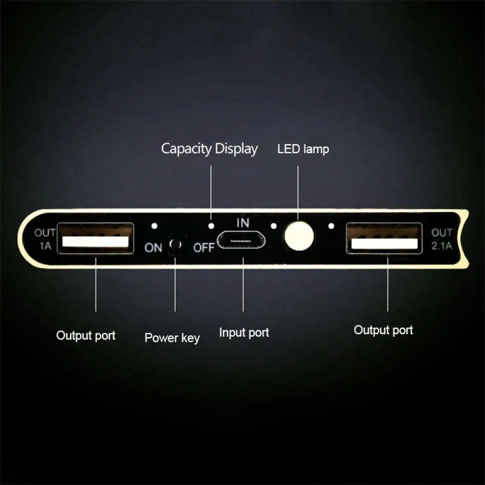 20000 мАч Внешний аккумулятор быстрая зарядка двойной USB power Bank портативный