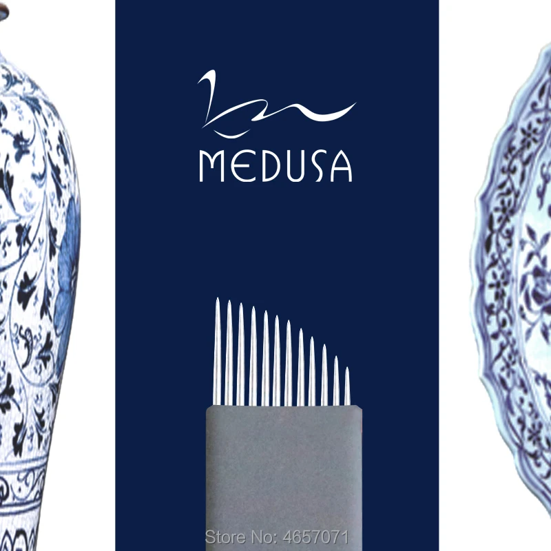 Бесплатная доставка MEDUSA микроблейдинг 0 25 мм 11/12/14 форма Перманентный макияж