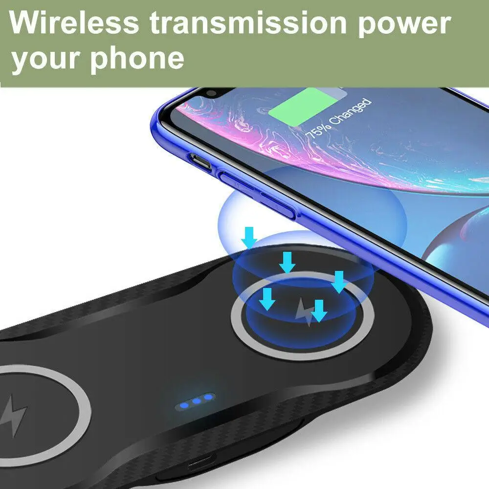DSstyles Qi Беспроводное зарядное устройство для зарядки телефона коврик iPhone XS Max samsung