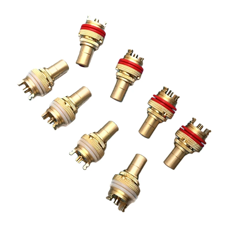AABB 8pcs красный + белый RCA гнездо шасси высокое качество CMC Женский Разъем Phono медь