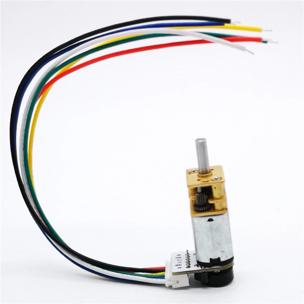 GA12-N20 DC мотор-редуктор с кодировщиком измерение скорости 6V 500rpm для