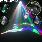 Лазерный 3D проектор ESHINY RGB DMX 400, Эффект луча, DJ оборудование, вечерние дискотеки, сценический светильник, система шоу N85B125