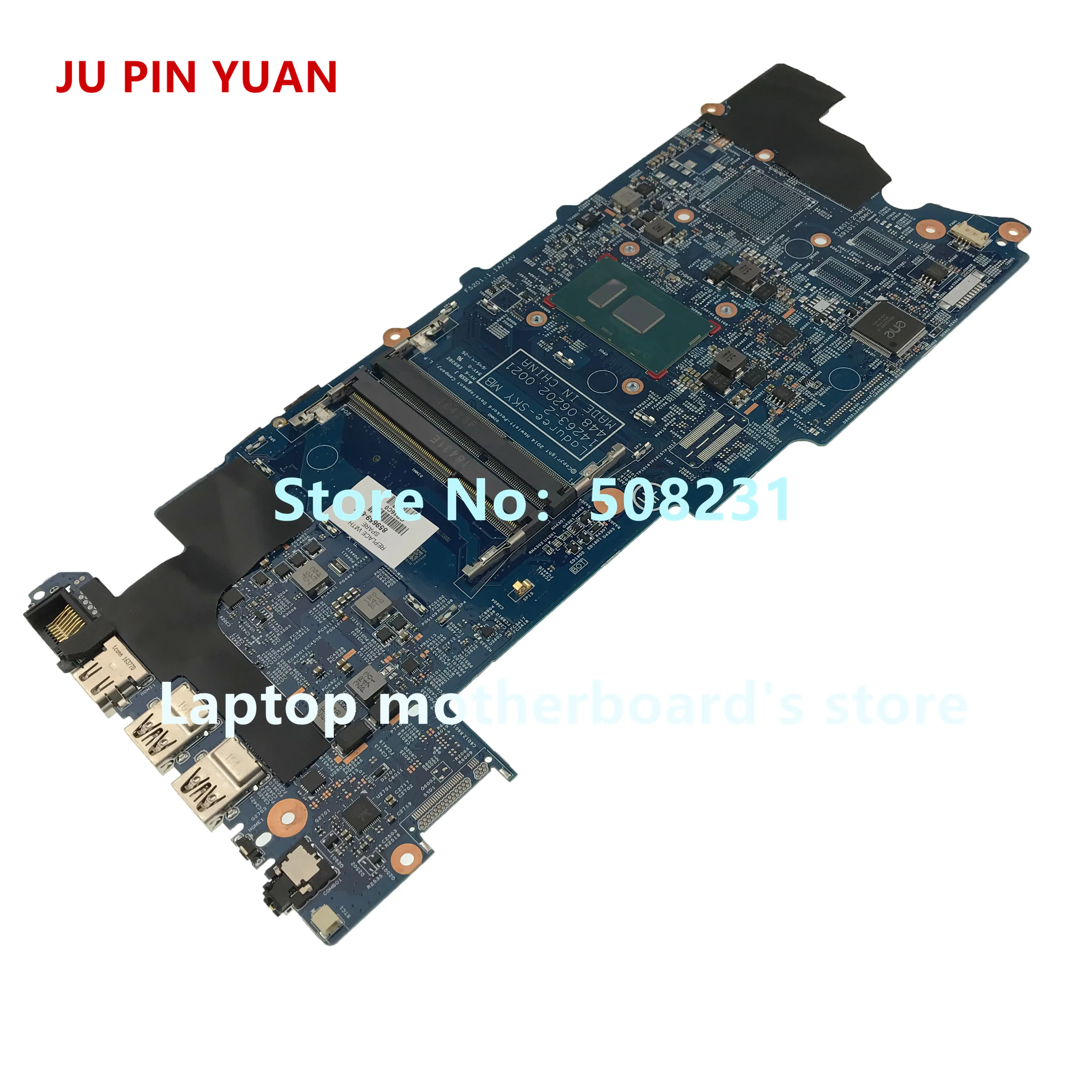 Материнская плата JU PIN YUAN 858872-601 448.07N06.002N для HP ENVY X360 восстановленная