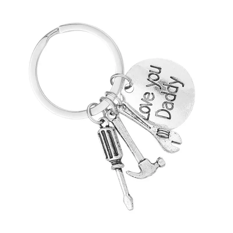 Новинка 1 шт. брелок для ключей Love You Daddy подарок Дня отца аксессуары Прямая