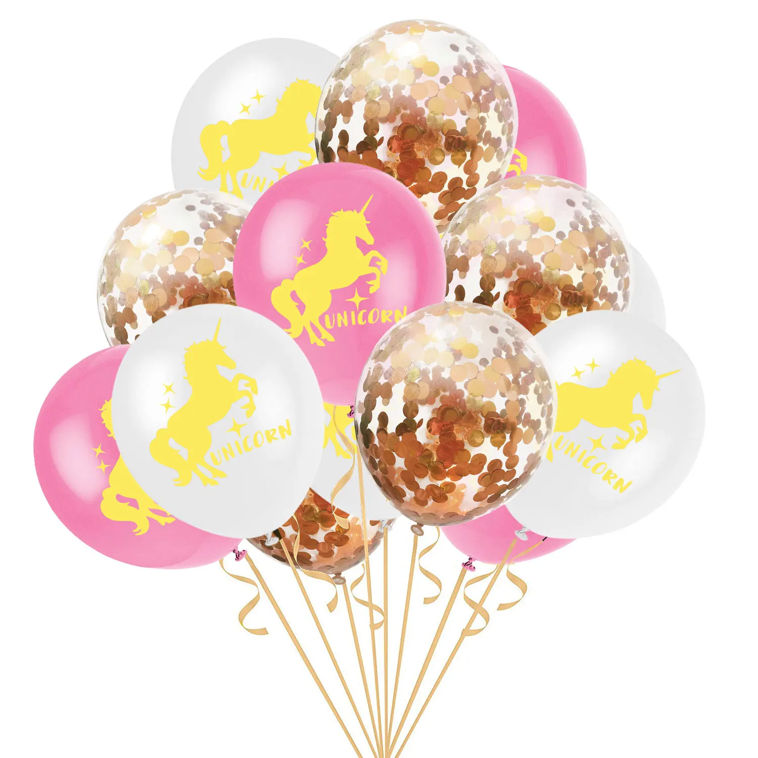 15pc12inch Единорог Вечеринка День рождения Русалка украшения латексные конфетти