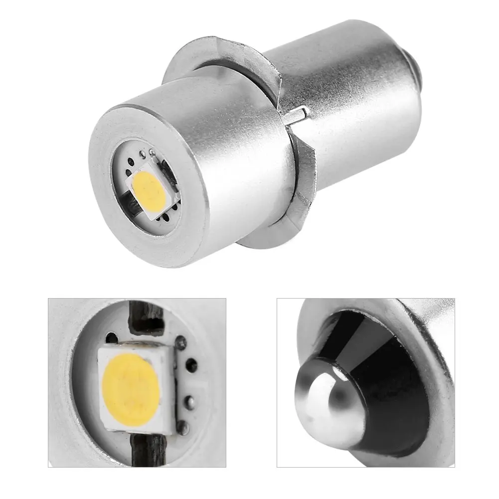 1W P13.5S Led Flashlight Bulb 100~110LM 2700~7000K Replacement Torch Lamp Emergency Work Light | Лампы и освещение