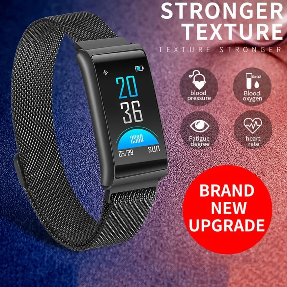 2018 Горячие Smart Band R02 трекер сна Фитнес сердечного ритма умный Браслет крови