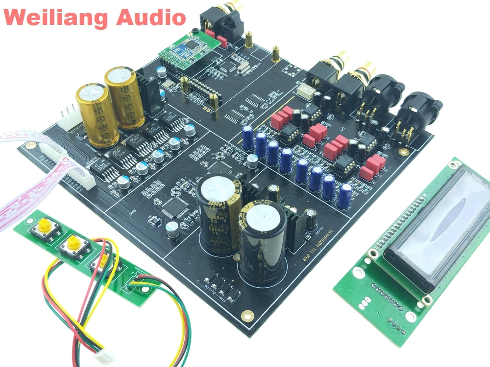 Двойной AK4497 AK4497EQ AKM HIFI DAC DSD декодер XLR + Bluetooth 5 0 CSR8675 APTX HP|Цифро-аналоговые