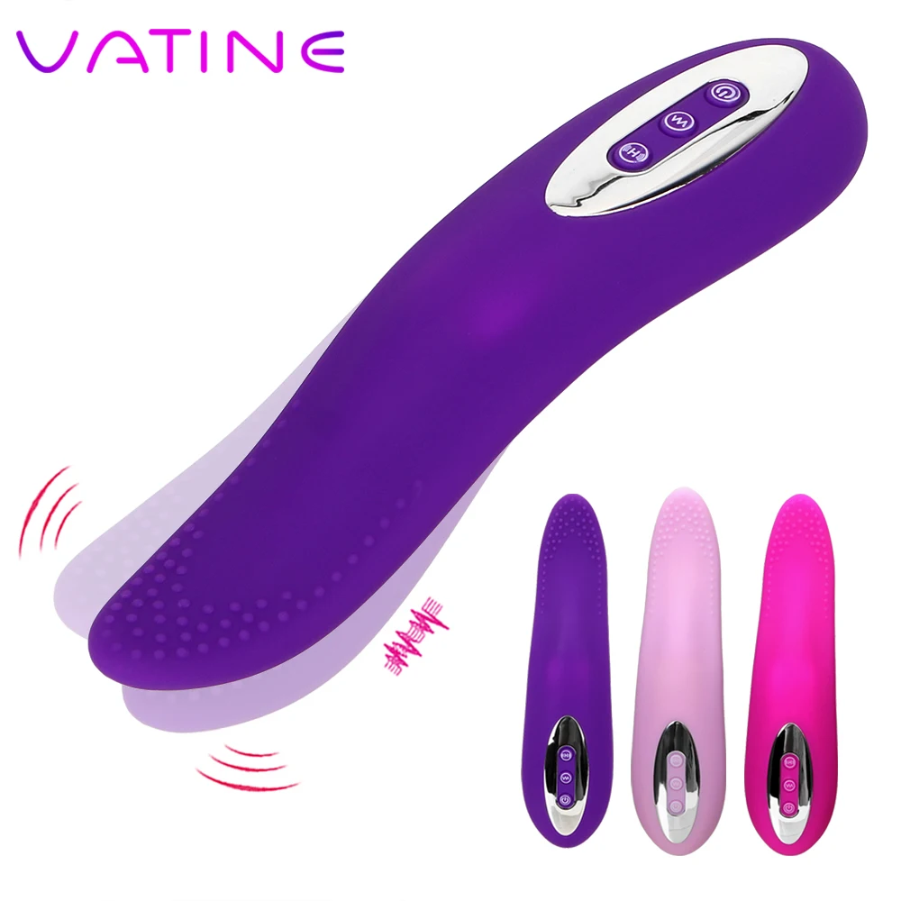 VATINE 12 скоростной Вибратор язык фаллоимитатор для точки G секс игрушки женщин