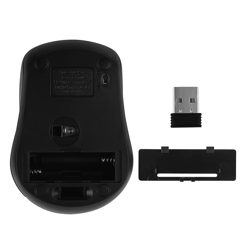 POWSTRO мини небольшой USB Беспроводной оптическая мышь 1000 Точек на дюйм мышей с