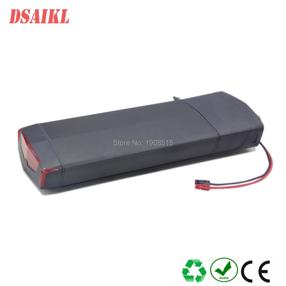 

EU US no tax Electric bicycle battery pack 250W 36V 8Ah 10Ah 12Ah with ebike luggage rack and charger