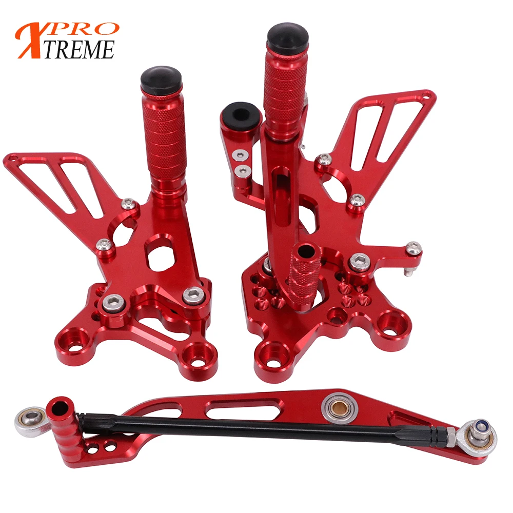 Регулируемые Задние подножки для мотоциклов Yamaha YZF R6 2006 2007 2008 2009 2010 2016|Подставки