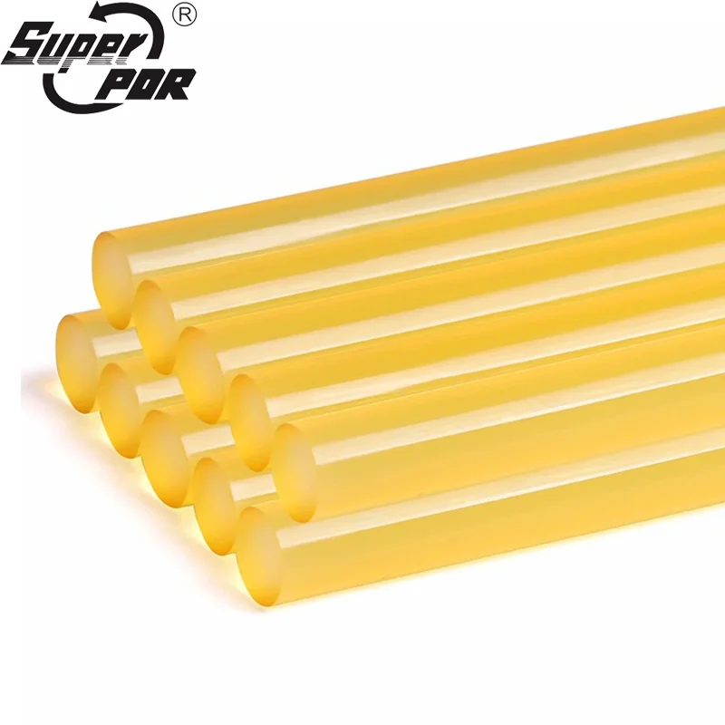 PDR 10 шт. инструменты желтые клеевые палочки для клеевого пистолета без покраски