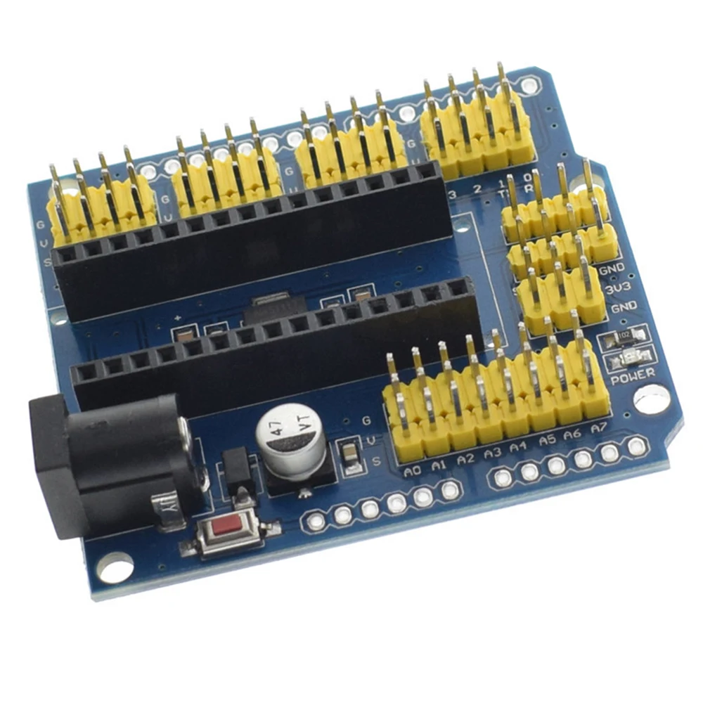 OcioDual NANO V3.0 ATmega328P I/O плата расширения щит совместим с Arduino Nano прототип модуль для DIY
