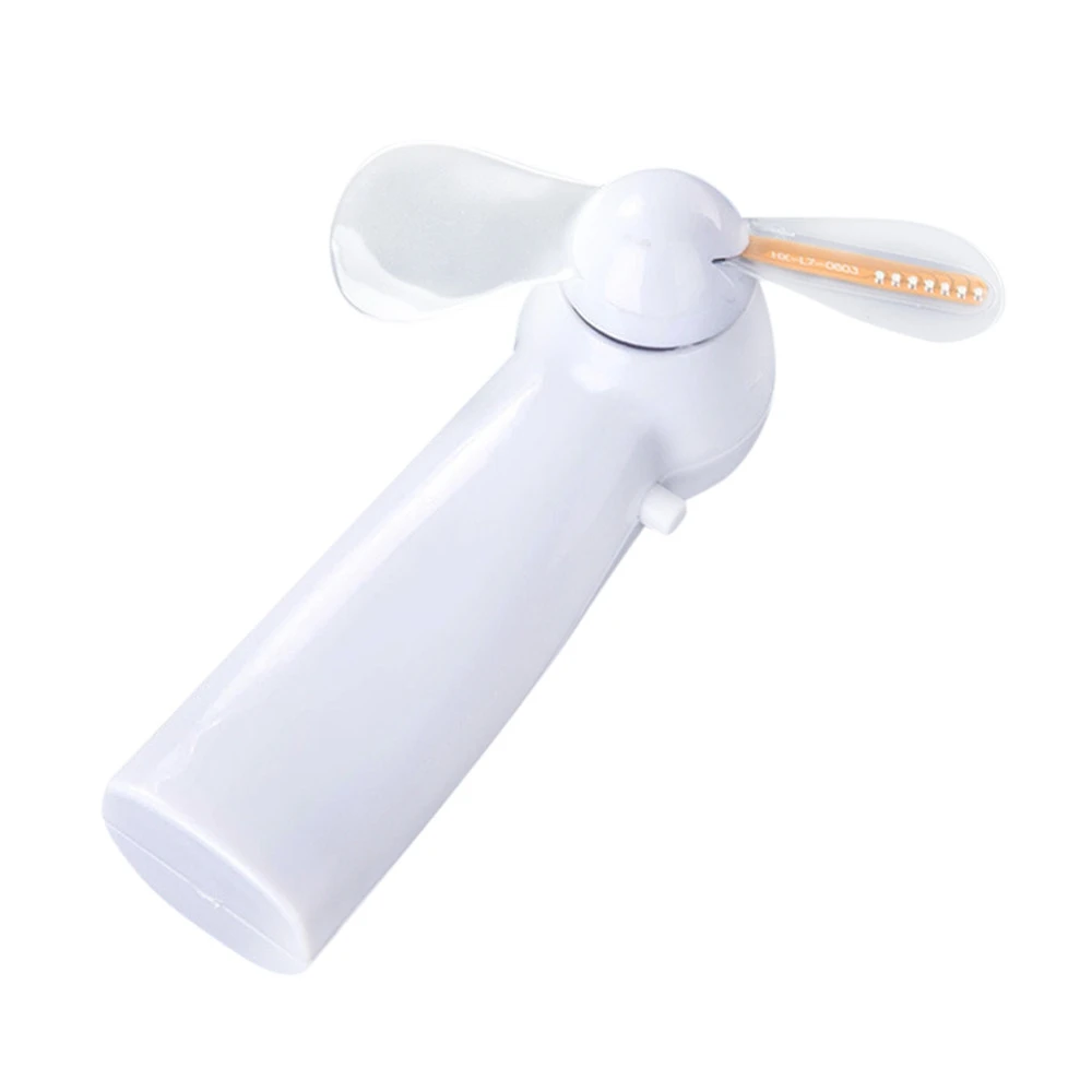 

Mini Portable Hand-held Fan LED Gleamy Letters 3 Colors