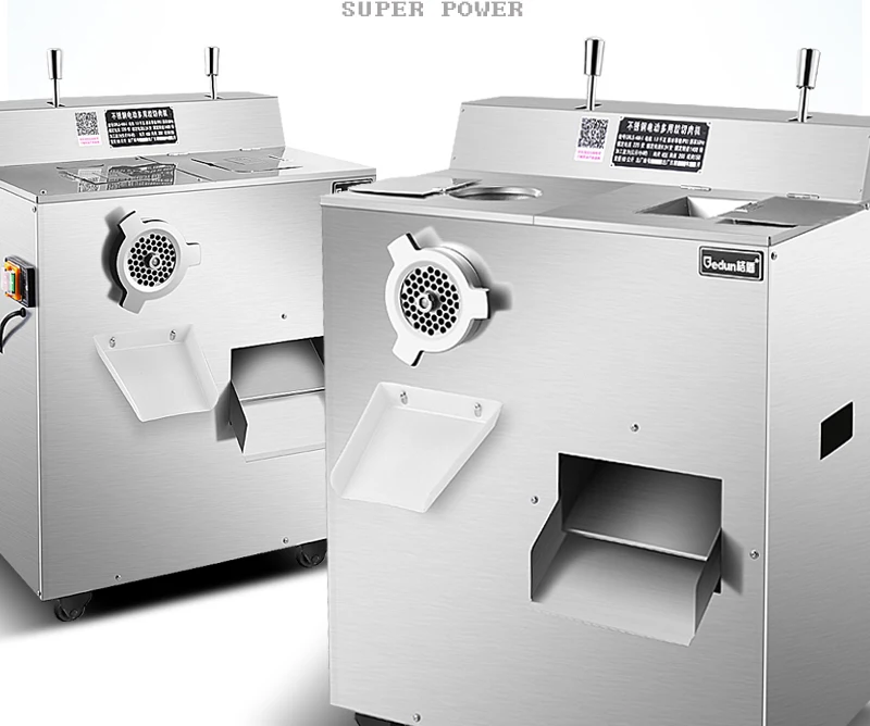 Промышленная Мясорубка многофункциональный автоматический нож резак резки нержавеющей стали электрическая рыба филе мяса слайсер