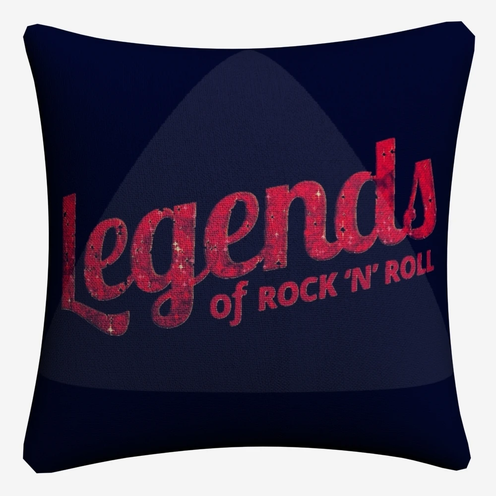 Рок-н-ролл Legends Never Die декоративное хлопковое белье Наволочка 45x45 см для дивана на