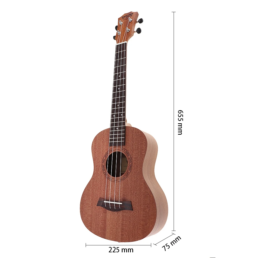 HOT-BWS EST &amp 1988 26 дюймов красное дерево 18 лад Tenor Ukulele акустическая Cutaway гитара