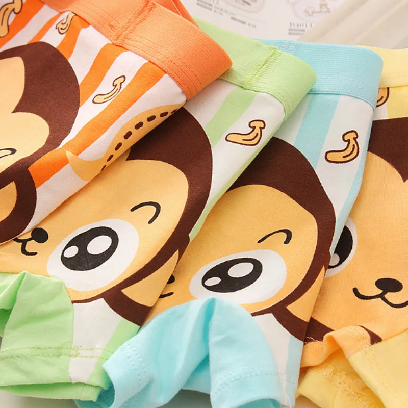 4 шт. хлопковые трусы боксеры для мальчиков подростков|panties boys|children's underwearkids