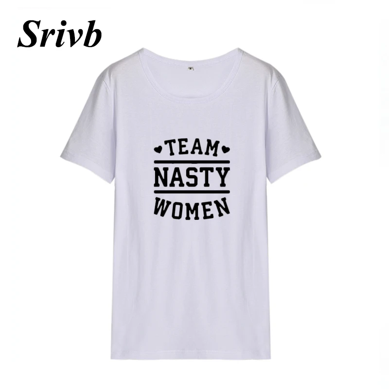 Женская футболка с коротким рукавом Srivb Team Nasty Camiseta Mujer Повседневная Уличная
