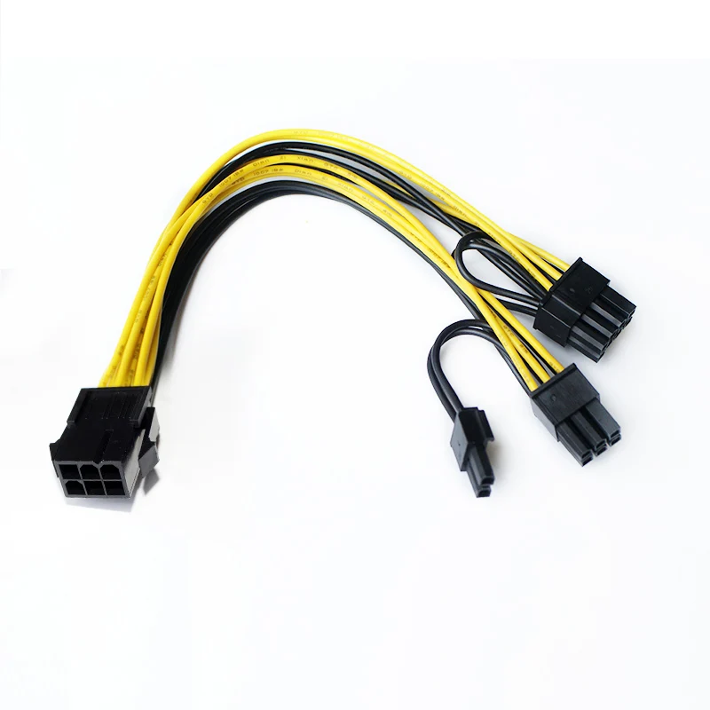 ULT Best PCI E PCIE 6P гнездо на 2 порта двойной 8pin 6 + p Male GPU Graphics видеокарта Майнер