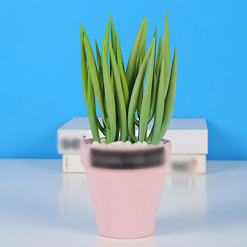 Растения в горшках пластиковые искусственные суккуленты трава с керамический