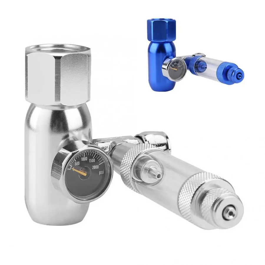 Аквариум СО2 регулятор давления контрольный клапан манометр пузырьковый счетчик