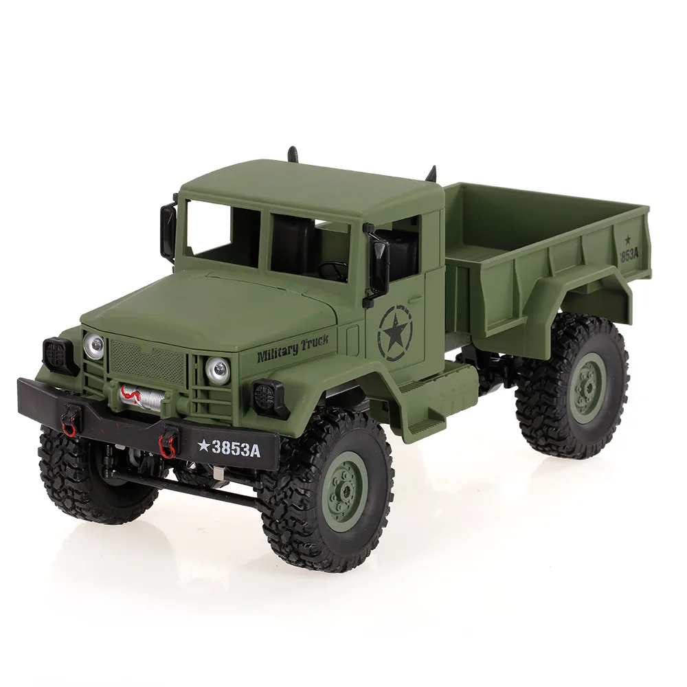 WPL B 1 1/16 электрический RC автомобиль Рок Гусеничный внедорожный с фарой 4WD пикап