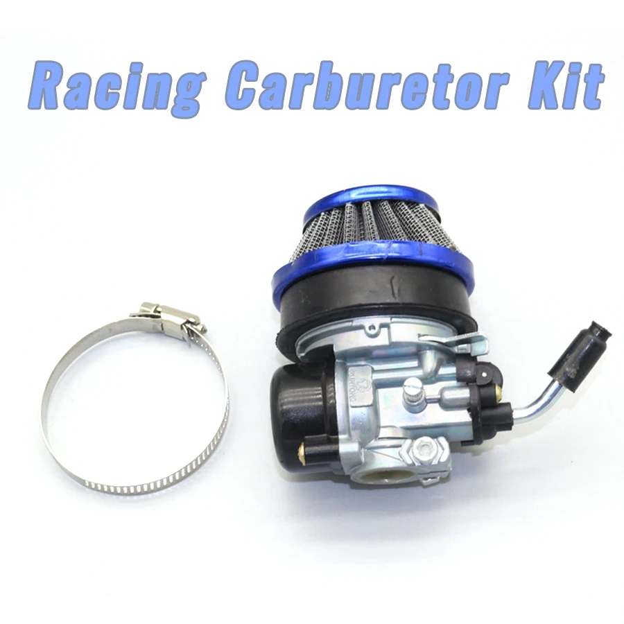 

Карбюратор гоночный с голубым воздушным фильтром 58 мм для 2-тактного моторизованного велосипеда 49 куб. См 50 куб. См 60 куб. См 66 куб. См 80 куб. См