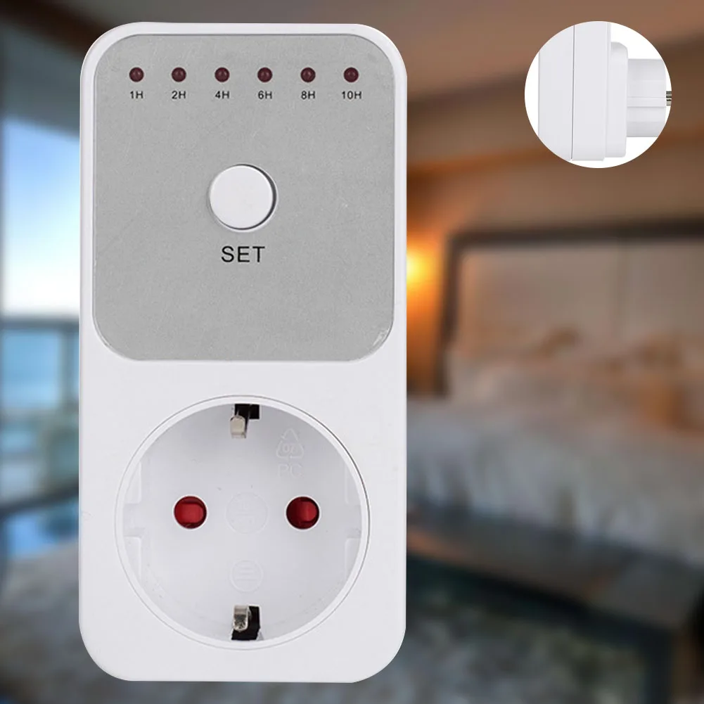 

1pc US EU UK Plug Countdown Timer Switch Smart Control Plug-In Socket Auto Shut Off Outlet Automaticl Turn Off Electronic Device